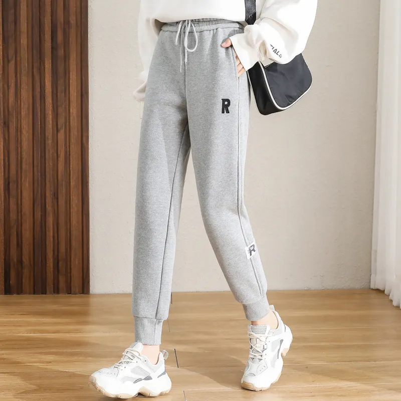 TERRE BLEUE Casual Pants Women's Gray-4