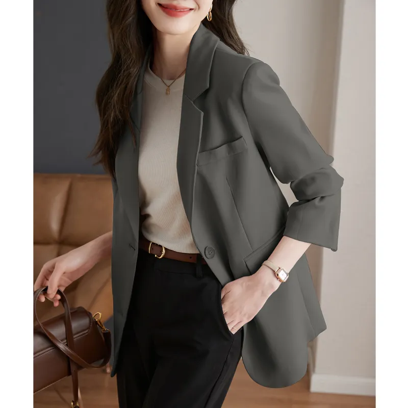 TERRE BLEUE Business Suit Women's Gray-1