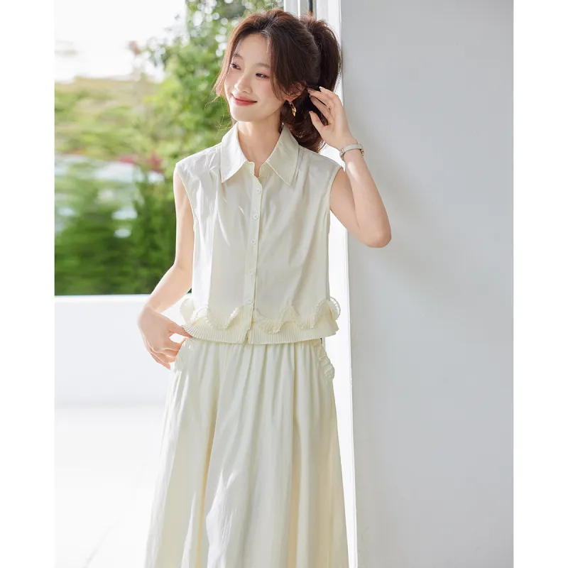 TERRE BLEUE Two Piece Skirt Sets Women's-9