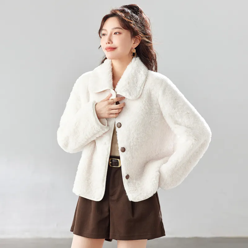 TERRE BLEUE Velvet feel Coat Women's-2