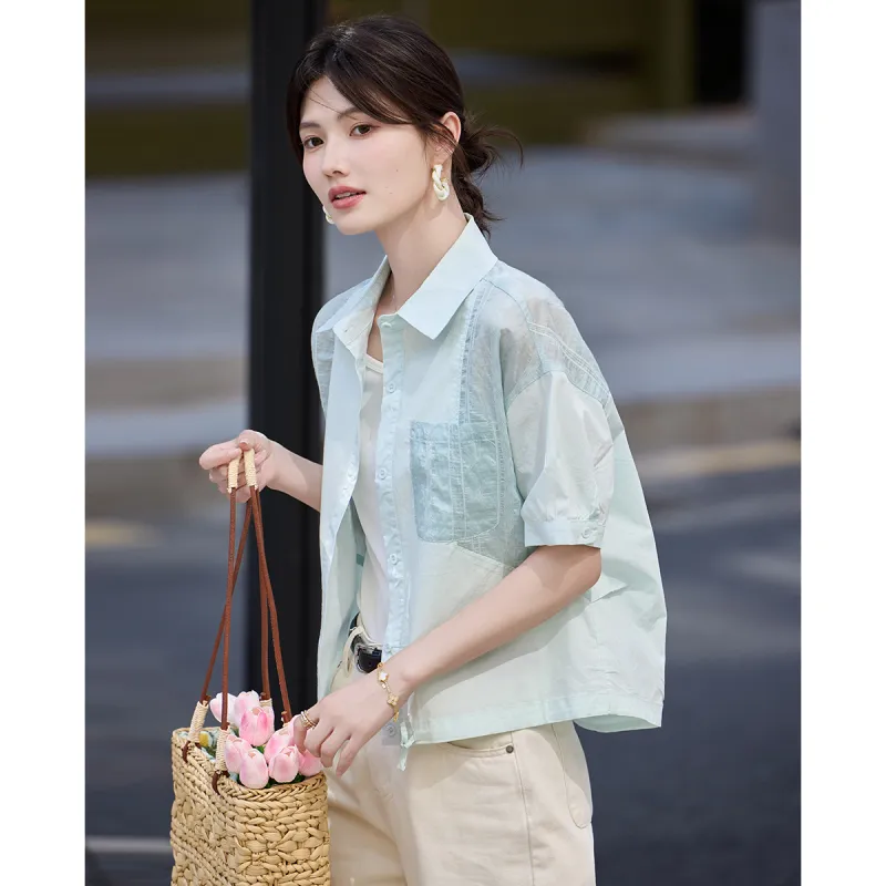 TERRE BLEUE Shirts Women's-7