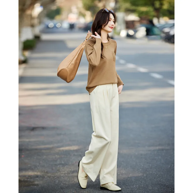 TERRE BLEUE Spring, Fall Knitwear Loose Fit Women's-10