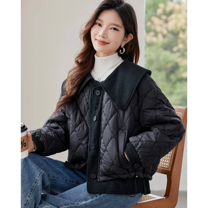 TERRE BLEUE Puffer Jacket Women's Black-2
