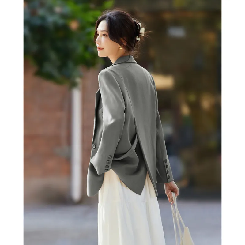 TERRE BLEUE Spring Fall Business Suit Loose Fit Women's-9