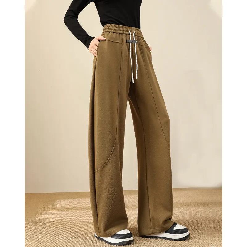 TERRE BLEUE Casual Pants Women's Mustard Green-1