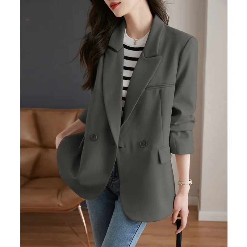 TERRE BLEUE Business Suit Women's Khaki-8