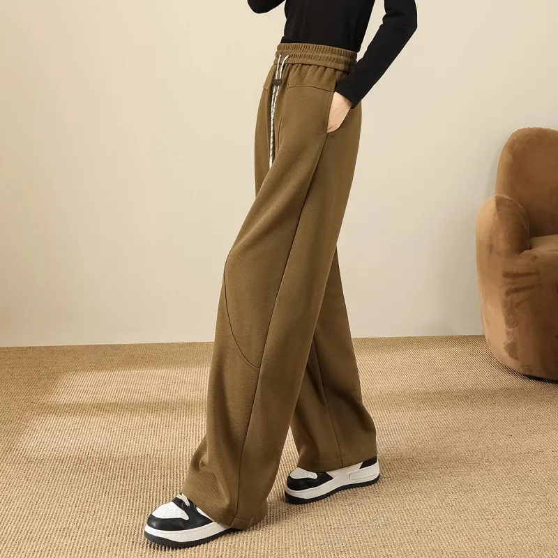 TERRE BLEUE Casual Pants Women's Mustard Green-3