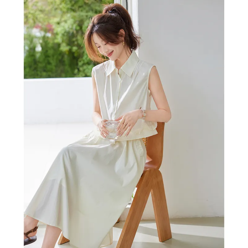 TERRE BLEUE Two Piece Skirt Sets Women's-7