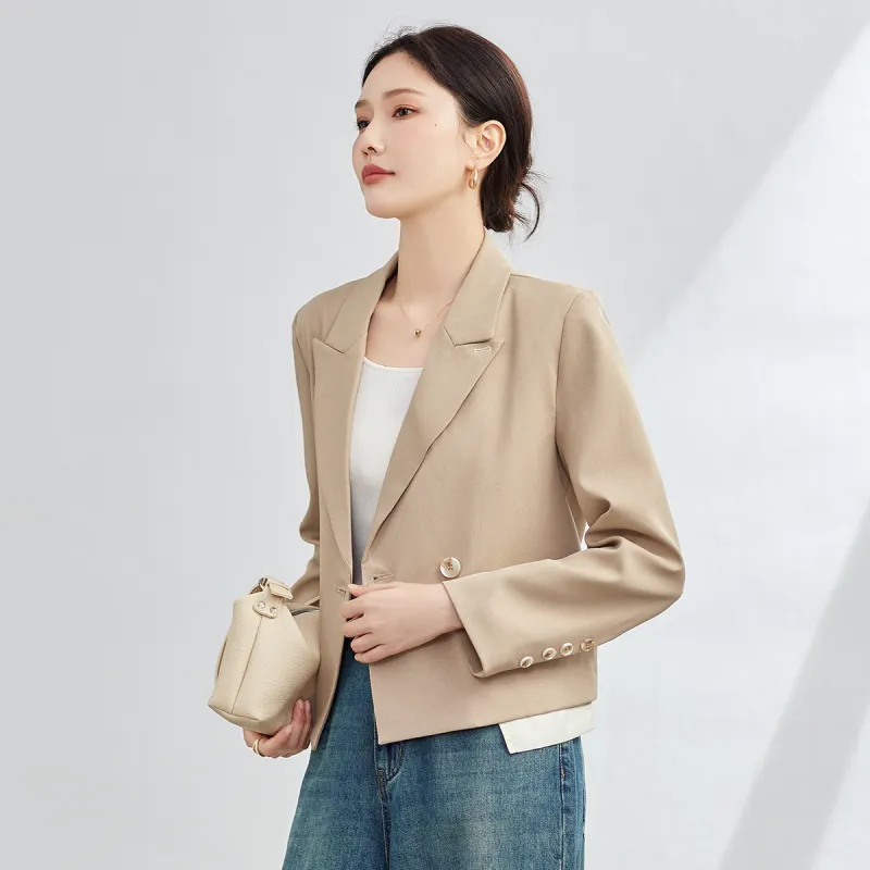 TERRE BLEUE Business Suit Women's Khaki-3