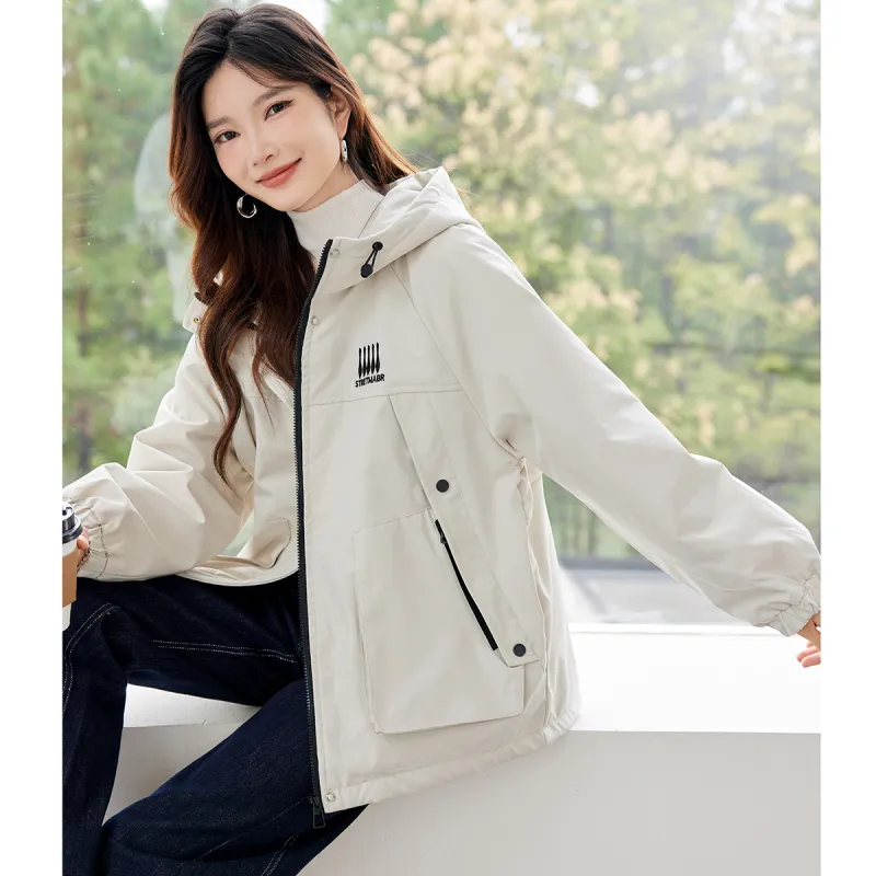 TERRE BLEUE Puffer Jacket Women's Apricot-1