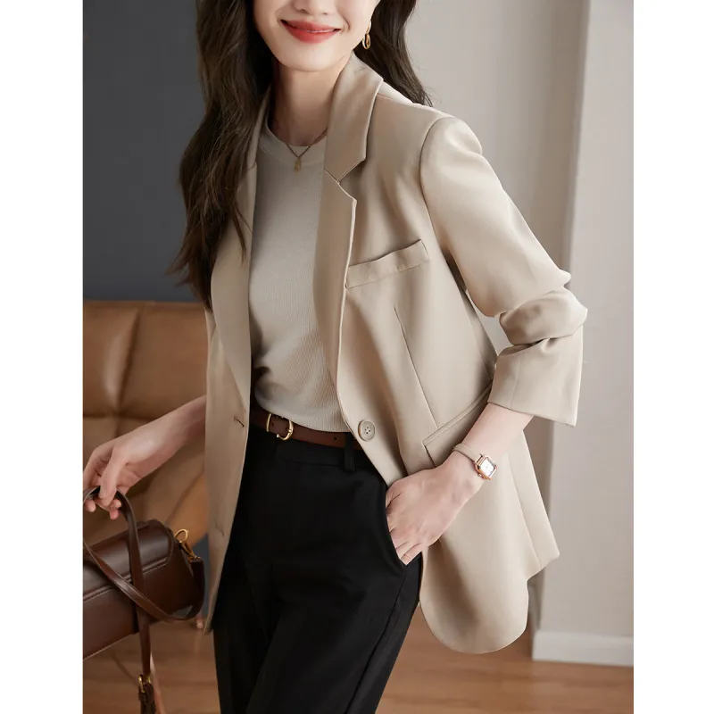 TERRE BLEUE Business Suit Women's Gray-20