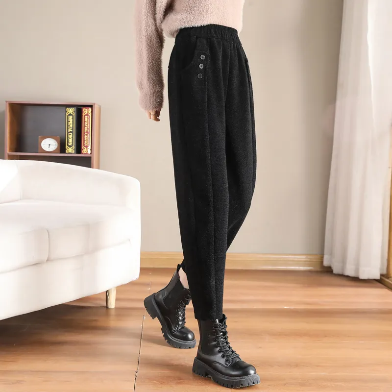 TERRE BLEUE Casual Pants Women's Black-6