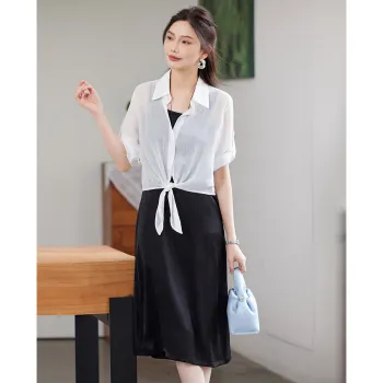 TERRE BLEUE Two Piece Skirt Sets Women's