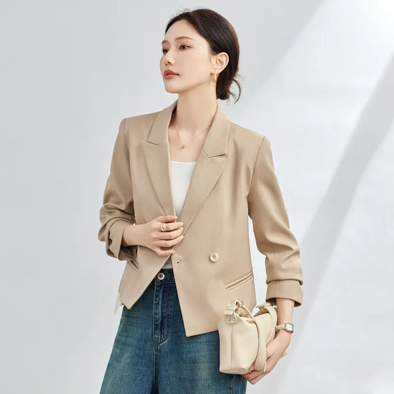 TERRE BLEUE Business Suit Women's Khaki-6