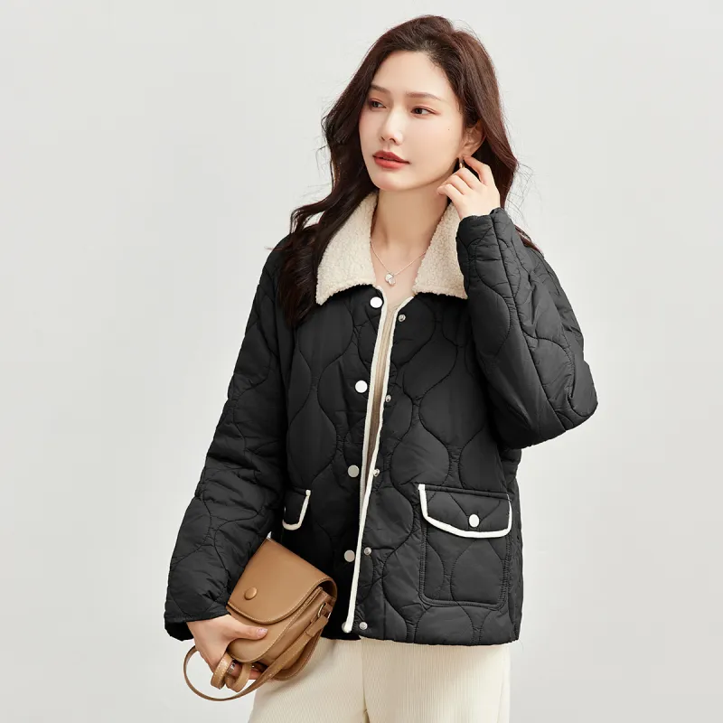 TERRE BLEUE Puffer Jacket Women's Black-1