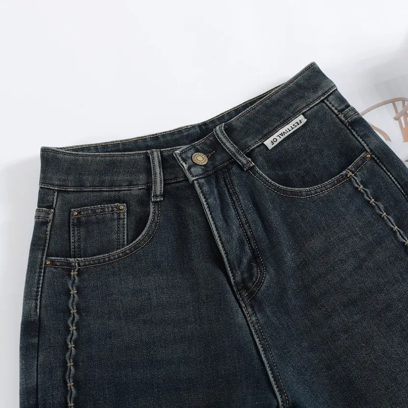 TERRE BLEUE Jeans Women's Dark Blue-3