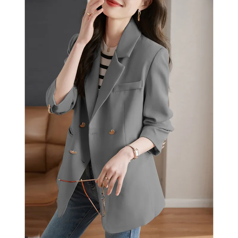 TERRE BLEUE Business Suit Women's Khaki-11