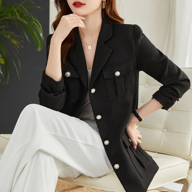 TERRE BLEUE Business Suit Women's Black-4