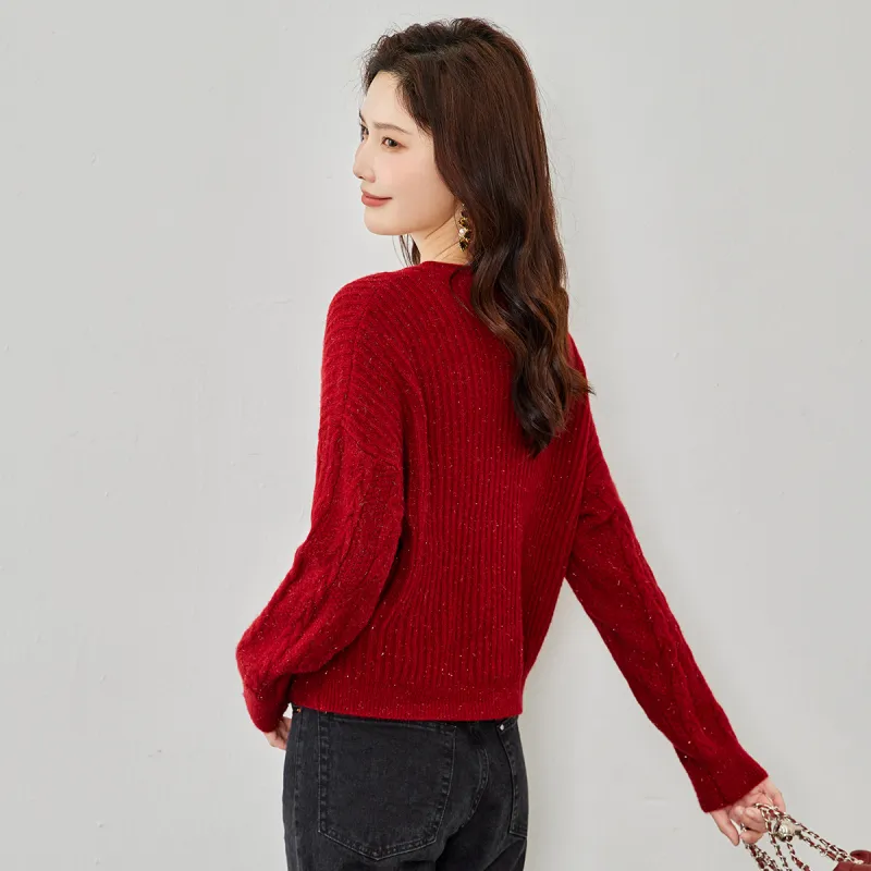TERRE BLEUE Sweater Women's Gray-5