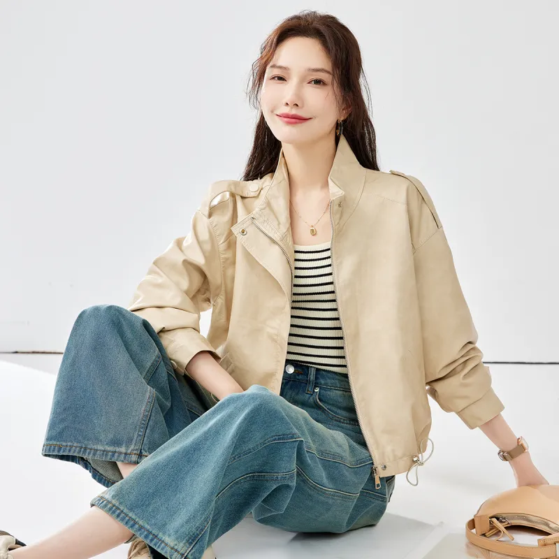 TERRE BLEUE Jackets Coats Women's Coffee-15