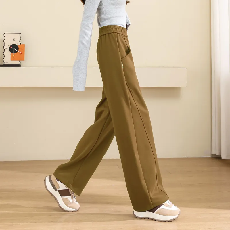 TERRE BLEUE Casual Pants Women's Mustard Green-1