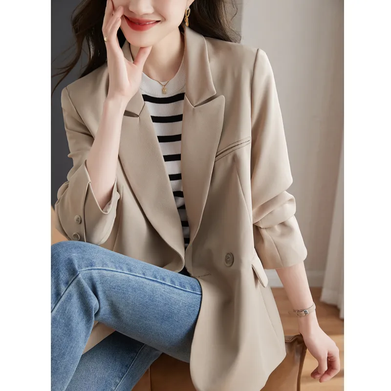 TERRE BLEUE Business Suit Women's Khaki-6