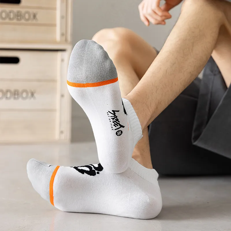 HANADASOX Ankle Socks Men's 5 Pack Mixed Color-5