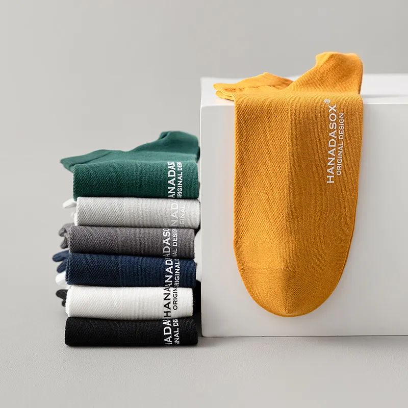 HANADASOX No Show Socks Men's 7 Pack Mixed Color-2