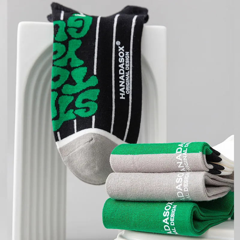 HANADASOX Ankle Socks Men's 5 Pack Mixed Color-1