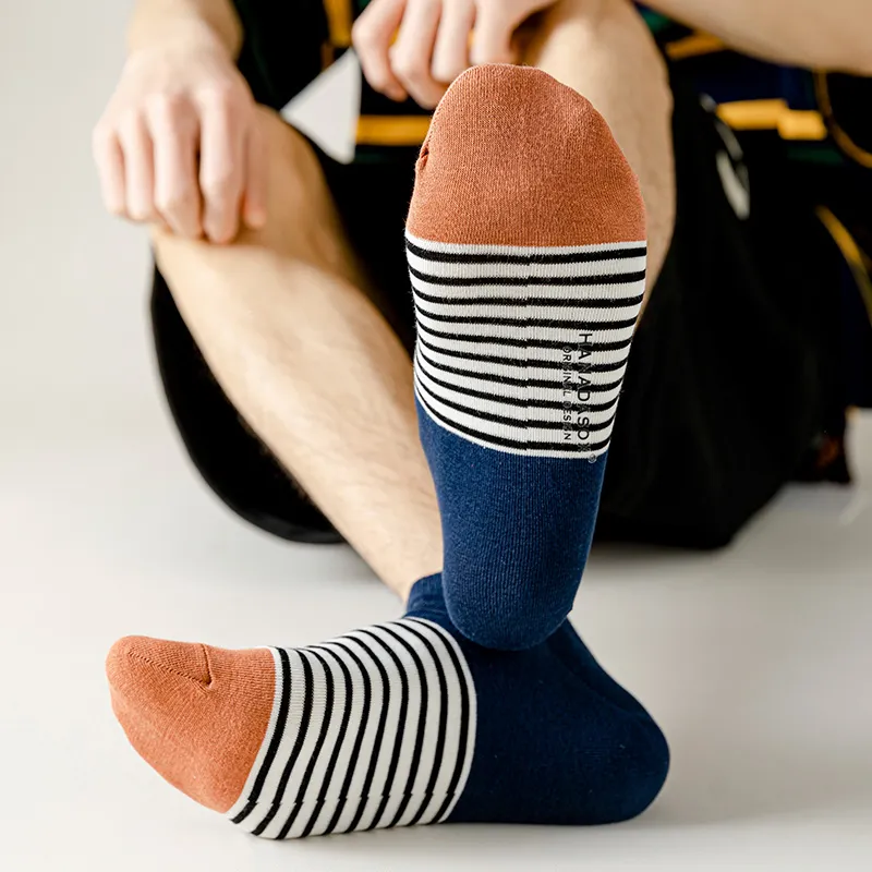 HANADASOX No Show Socks Men's 5 Pack Mixed Color-2