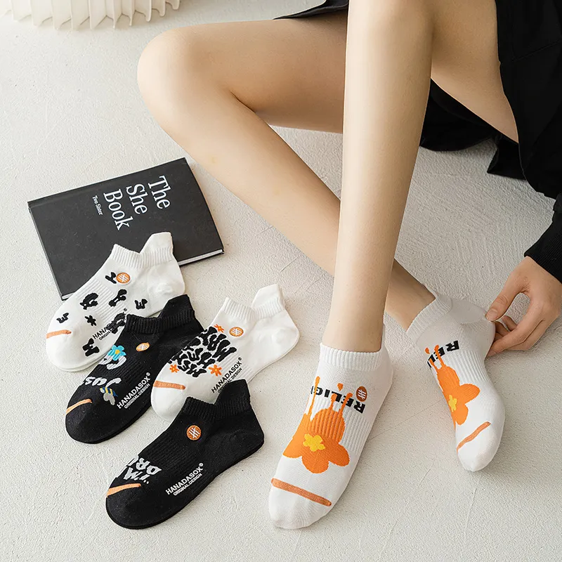 HANADASOX Ankle Socks Women's 5 Pack Mixed Color-1