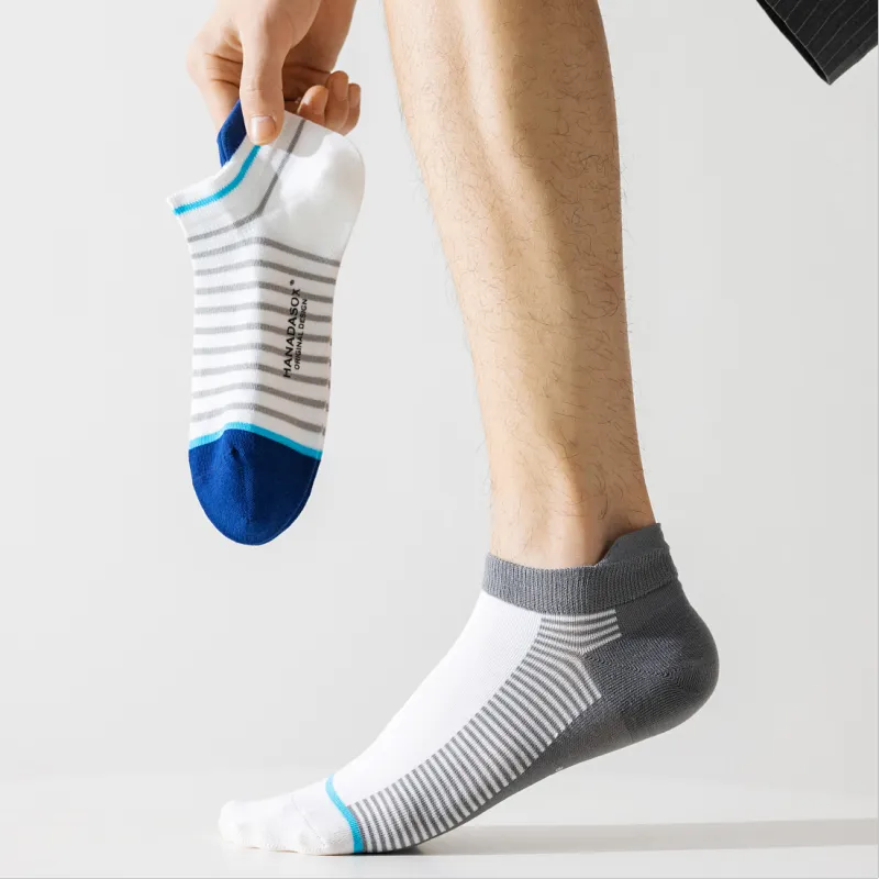 HANADASOX No Show Socks Men's 5 Pack-2