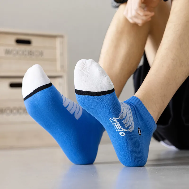 HANADASOX No Show Socks Men's 5 Pack Mixed Color-4