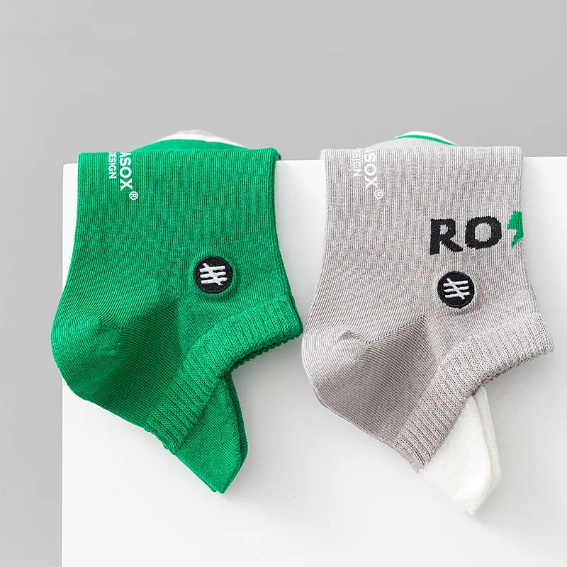HANADASOX Ankle Socks Men's 5 Pack Mixed Color-2