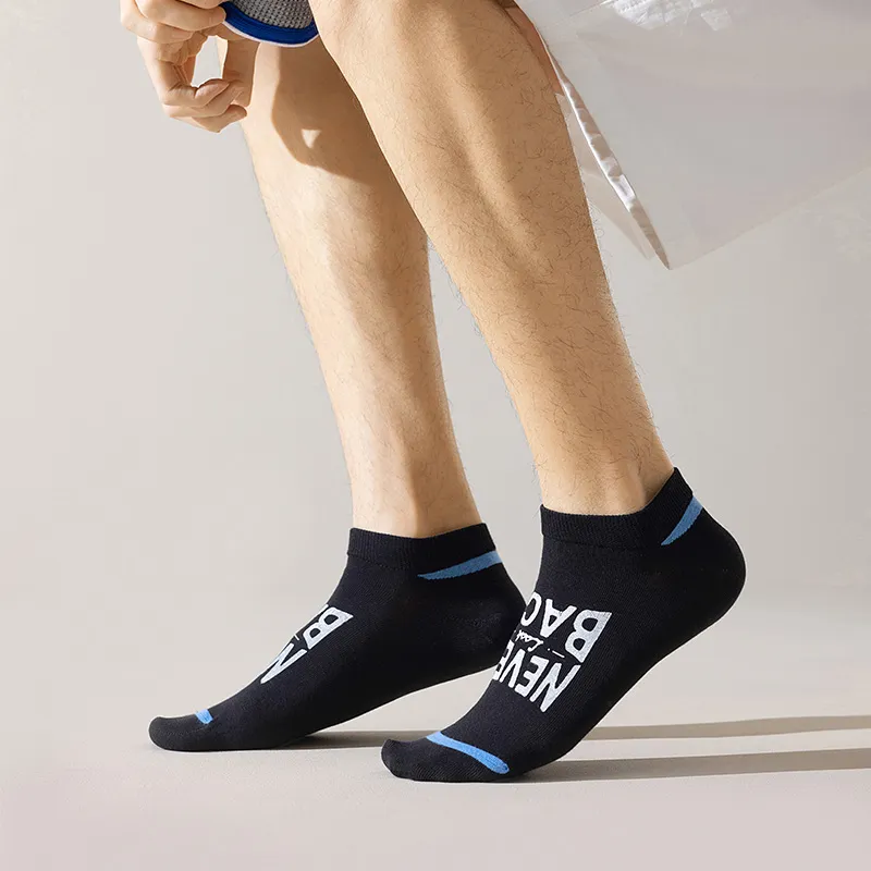 HANADASOX Ankle Socks Men's 5 Pack Mixed Color-4