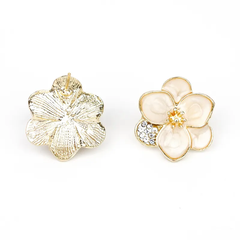 HYMAN KEVIN Enamel Synthetic Cubic Zirconia Alloy Earrings Women's-1
