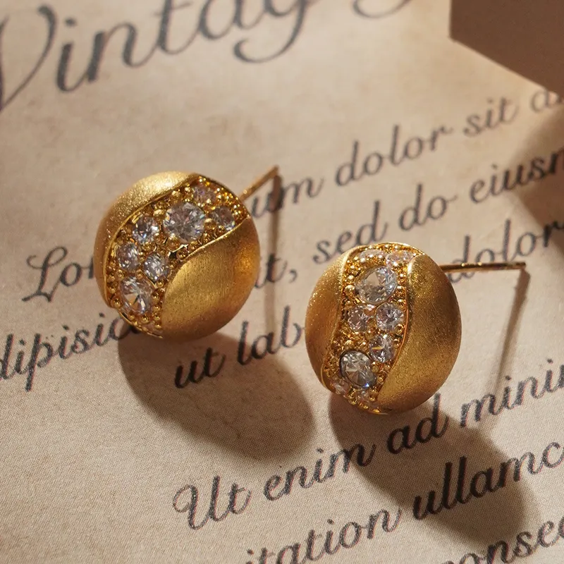 HYMAN KEVIN Alloy Synthetic Cubic Zirconia Stud Earrings Women's-4