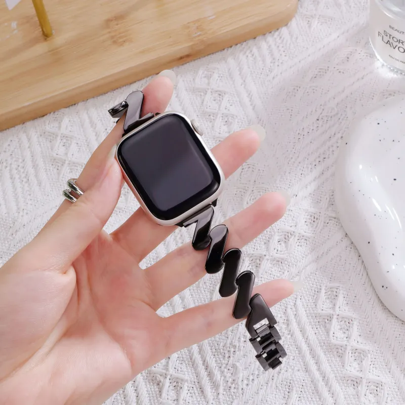 QIAOMISHI 9Nfc8 Wristband Collection Xiaomi Compatibility Watch Band 170mm Zinc Alloy Material-5