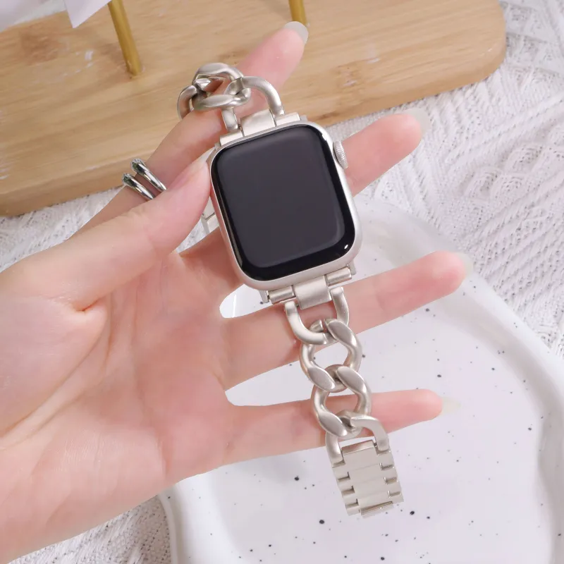 QIAOMISHI Watch Bands Apple Compatibility 160mm Zinc Alloy Material Unisex-1