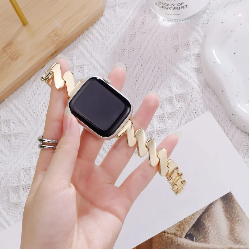 QIAOMISHI 9Nfc8 Wristband Collection Xiaomi Compatibility Watch Band 170mm Zinc Alloy Material-7