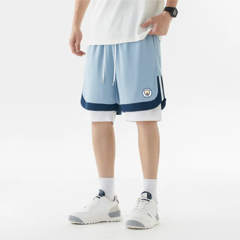 Manchester City F.C. Basketball Shorts Unisex-6