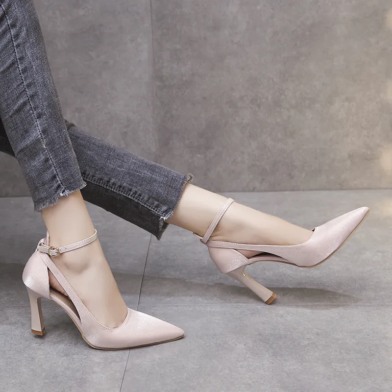 Alxnan High Heels Women's Black/Ecru/Burgundy-11