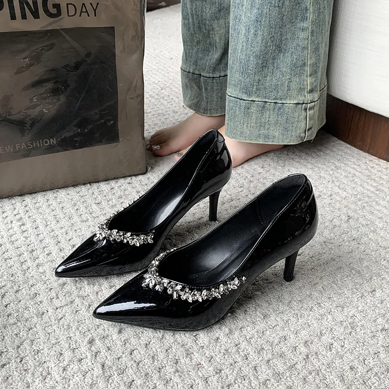 Alxnan Slim Heel High Heels Women's-3