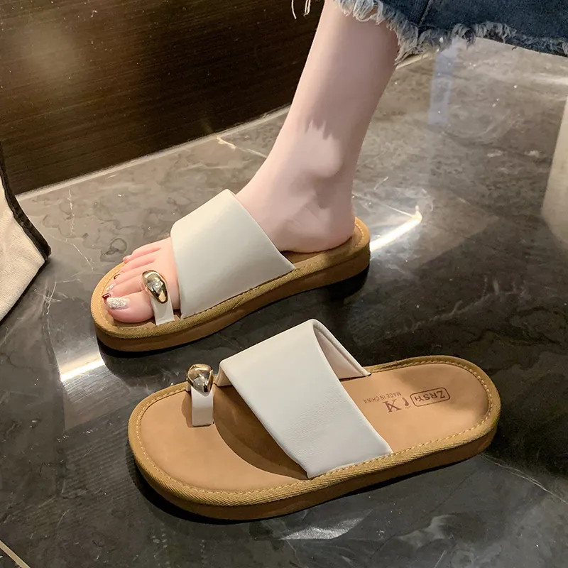 Alxnan Rubber Sole Slip Resistant Slide Slippers Women's-11