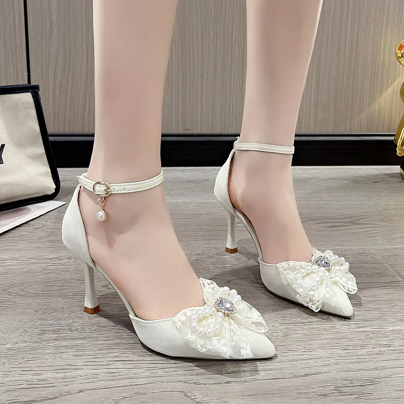 Alxnan Slim Heel High Heels Women's-16