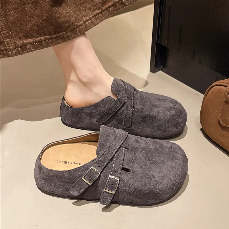 Alxnan Quiet Closed Toe Slippers Women's Box-14