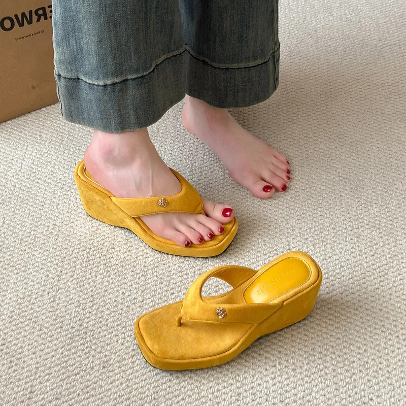 Alxnan Slip Resistant Flip Flops Women's-5