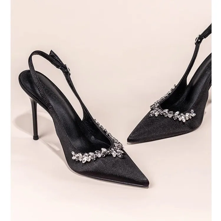 Alxnan Slim Heel High Heels Women's-3