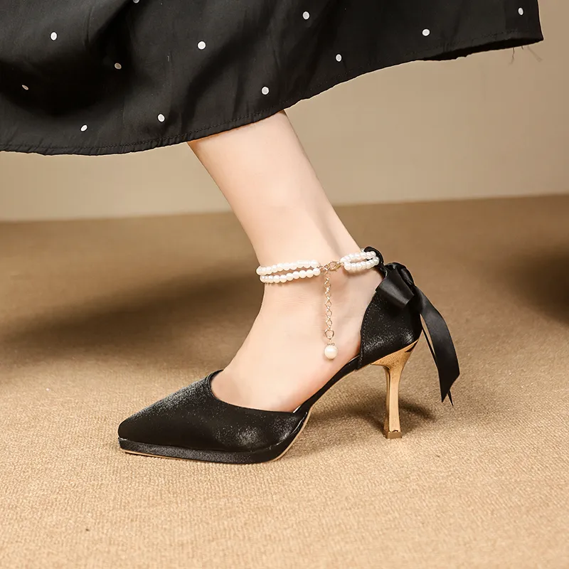 Alxnan Chunky Heel High Heels Women's-23