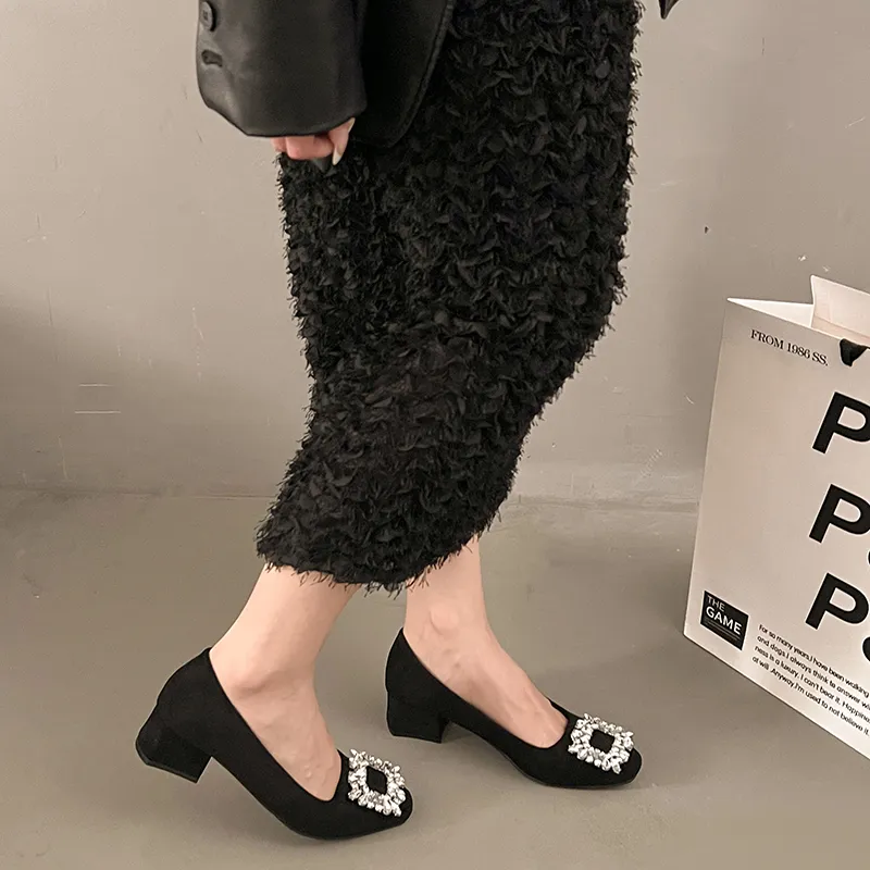Alxnan High Heels Women's Black Box-6